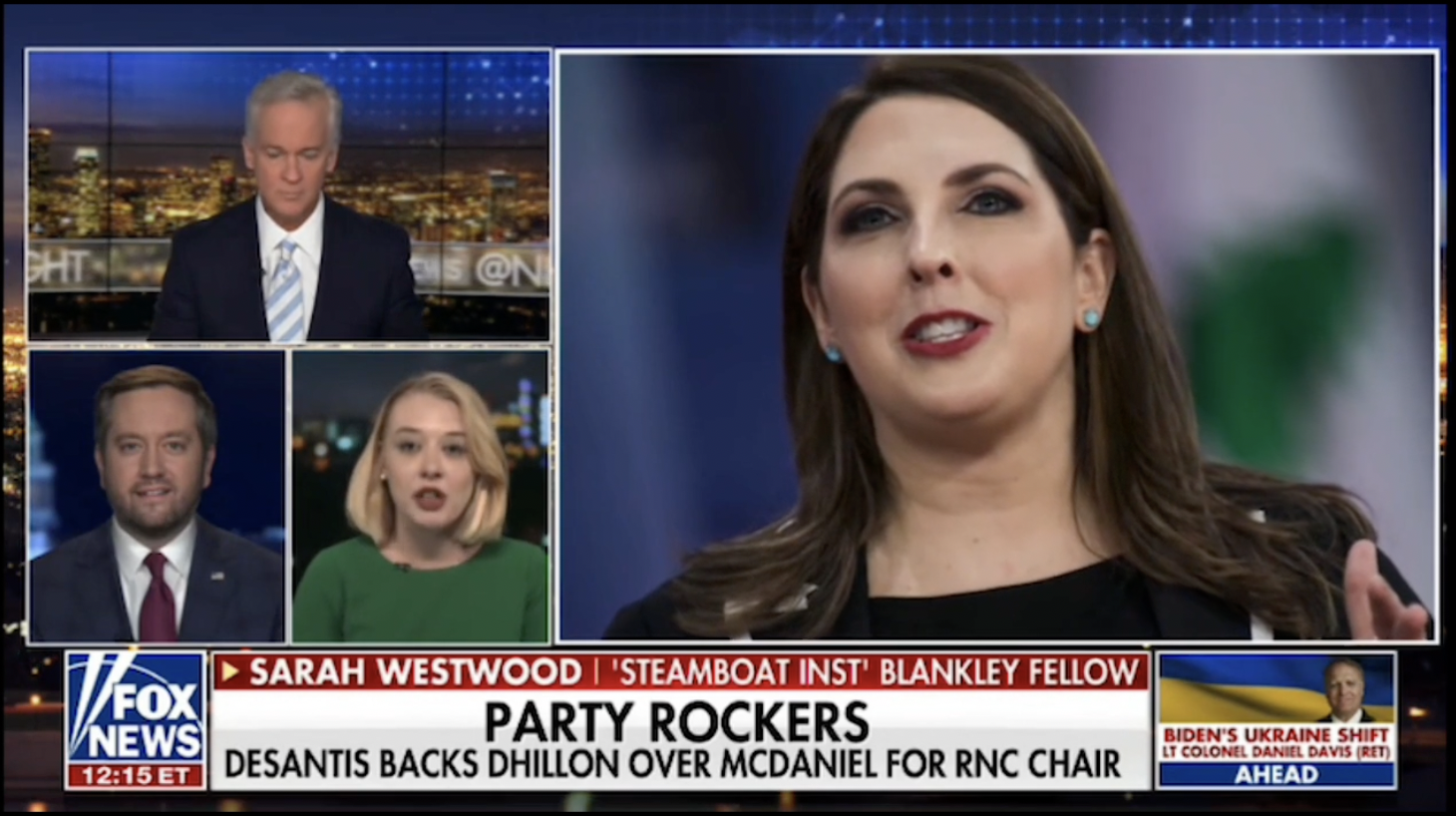 Blankley Fellow Sarah Westwood Appears on Fox News Live to Discuss