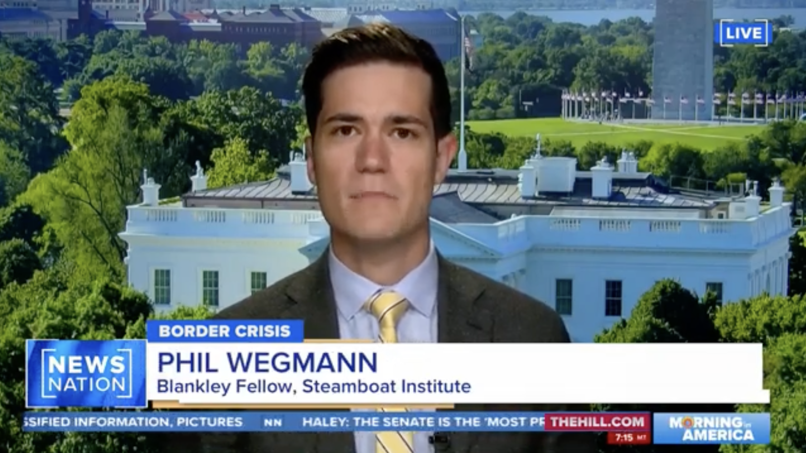 Blankley Fellow Phil Wegmann Appears on NewsNation The Steamboat Institute