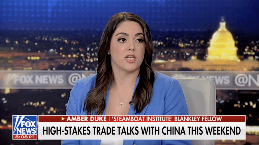 Amber Duke on Fox News - The Steamboat Institute